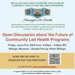 Open Discussion about the Future of Community Led Health Programs