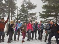 Mount Willard hike  Drew supporting-McAuliffe-Shepard Discover ctr.