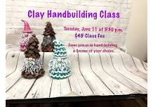 Clay Hand-building Gnome Class