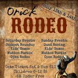 Orick Rodeo 2024