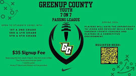 Greenup County Youth Spring 7on7 League