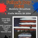 Fathers/Flag day paint and pastries