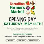 Carrollton Farmers Market 2024 Opening Day