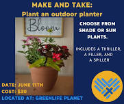 MAKE AND TAKE: Plant an outdoor planter