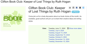 Clifton Book Club — Jill Burkey — Poet & Writer