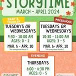 Baby & Toddler Storytime