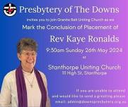 Kaye Ronalds’ Farewell Service