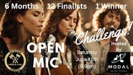 The Open Mic Challenge continues this Saturday, June 15th (6-9pm) 