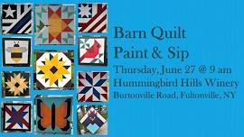 Barn Quilt Paint and Sip