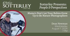 Sotterley Presents: People and Perspectives with Dean Newman