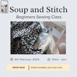 Soup and Stitch – Beginners Sewing Classes