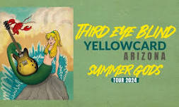 Third Eye Blind with Special Guests Yellowcard and A R I Z O N A - Summer Gods Tour 2024 on July 7 at 6:30 p.m.