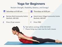 Begginers friendly yoga, Relax and Renew, plus short meditation