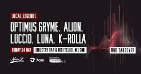 DNB TAKEOVER - Optimus Gryme ★ Alion ★ Luccid ★ Luna ★ K-Rolla