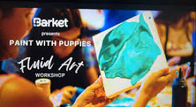 Paint with Puppies by Barket | Fluid Art