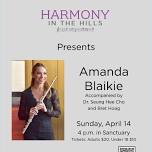 Harmony in the Hills Concert Series-Amanda Blaikie