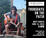 Thursdays on the Patio: June 13 Matt Garcia