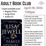 April Book Selection: The Family Upstairs by Lisa Jewell