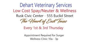 Dehart Vet Services - Rusk @ Civic Center