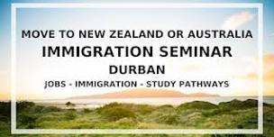 DURBAN seminar - Migrate to New Zealand or Australia