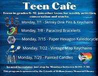 Teen Cafe – Shrinky Dink Pins & Keychains