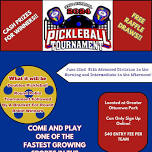 Pickleball Tournament at The Elks 347 Ottumwa Pro Balloon Races Charity Fundraiser