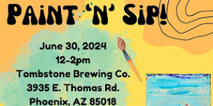 Paint 'n' Sip at Tombstone North Brewing Co.