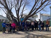 Walk in Leduc, and pizza, and our AGM