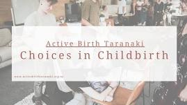 Hawera Choices in Childbirth Workshop - August 2024