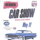 Hebron Train Depot Car Show hosted by The Wheels That Heal Car Club