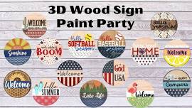 Summer Sign Paint Night