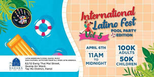 International Latino Fest Vol.5 Pool party Edition.