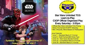 Sydekick Toys Star Wars Unlimited TCG C3OP Learn-to-Play and Organized Play Saturday Afternoons