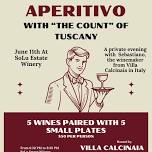 Vino and Aperitivo - Private Tasting Event with Villa Calcinaia