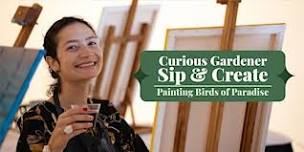 Sip & Create Painting Workshop- Painting Birds of Paradise