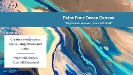 Paint Pour Ocean Canvas at Buchanan