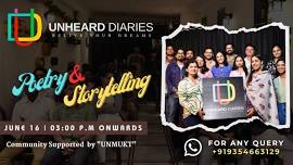 Poetry & Storytelling Open Mic - Unheard Diaries