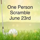 One/Single Person Scramble!