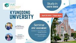 Kyungdong University On-spot Admission & Assessment