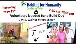 Volunteers Needed for Build Day!