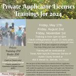 Pesticide Applicator Training