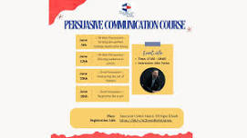 Persuasive Communication Course: Moving audiences with written and spoken arguments. #1/4