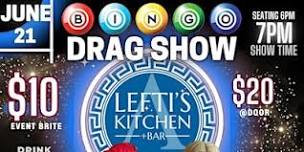 Drag Bingo Welland  Leftis Kitchen  INITA-Cabaret