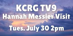 KCRG-TV9 Hannah Messier, Meteorologist Visit