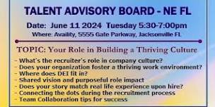 Talent Advisory Board  -  Building a Thriving Culture in your organization