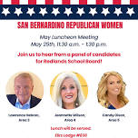 SBRW May, 2024 General Membership Meeting with Redlands School Board Candidates