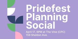 Pridefest Planning Social