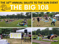 The Big 108 (Sun Salutations) with Root~to~Rise Yoga Flow at Roosevelt Park in Cranford