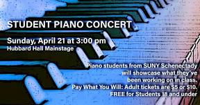 Student Piano Concert (Free for Kids!)