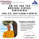 CSI and Montana Professional Counselor Association Virtual Conference